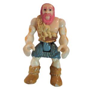 Imaginext Pirate Caveman 2004 Red Orange Hair 2.5" Vintage Figure Sabertooth